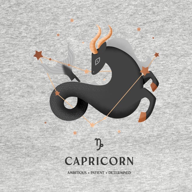 Capricorn Constellation Zodiac Series by paulineberger